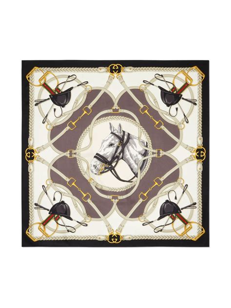 gucci horse scarf|gucci scarf outlet.